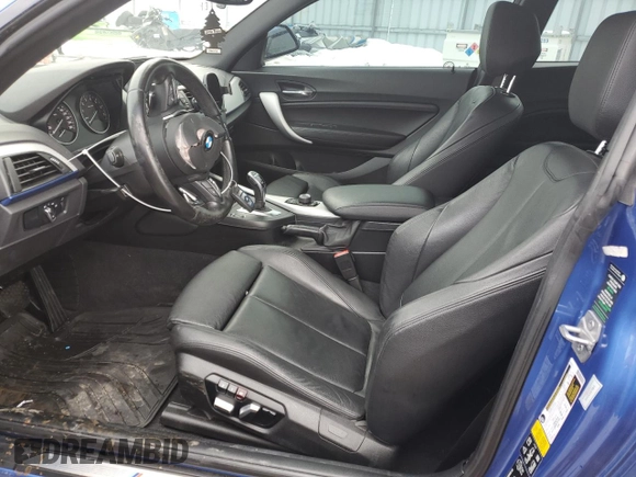 2016 BMW 2 Series M235i xDrive with VIN WBA1J9C54GV696692, listed as a Copart auction lot 44494055 with 0 mi miles and Clean Title. Bid and sale history available at carsss.com. Image 7.