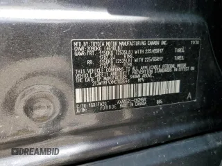 2021 Toyota RAV4 XLE with VIN 2T3W1RFVXMC102648, listed as a Copart auction lot 59706965 with 85,545 mi miles and Salvage title. Bid and sale history available at DreamBid. Image 14.