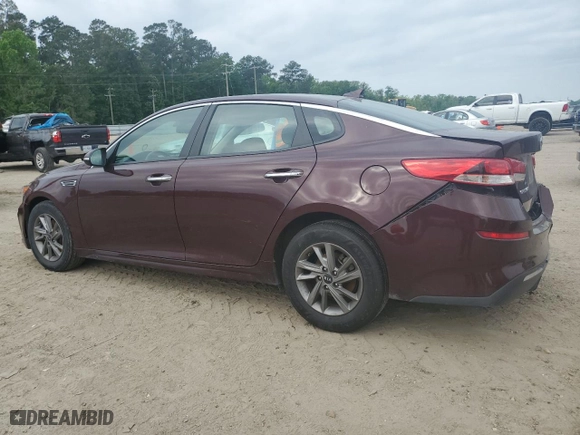 2020 Kia Optima SE with VIN 5XXGT4L34LG436761, listed as a Copart auction lot 52508035 with 153,873 mi miles and Salvage Title. Bid and sale history available at carsss.com. Image 2.
