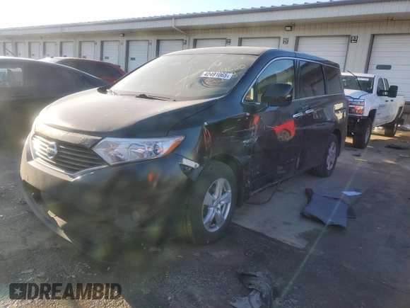 2015 Nissan Quest SV z VIN JN8AE2KP9F9129620, wystawiony jako Copart lot #42491065 z przebiegiem 157 720 mil mil oraz Nie do naprawy • Non repairable. Historia ofert i sprzedaży dostępna na DreamBid. Obrazek 1.