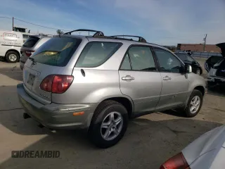 1999 Lexus RX 300 Luxury SUV with VIN JT6HF10U3X0025289, listed as a Copart auction lot 44175635 with 0 mi miles and Salvage Title. Bid and sale history available at carsss.com. Image 3.