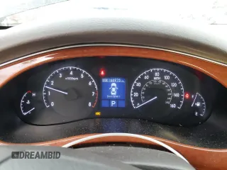 2013 Hyundai Genesis 3.8L with VIN KMHGC4DDXDU216586, listed as a Copart auction lot 46252005 with 166,975 mi miles and Salvage Title. Bid and sale history available at carsss.com. Image 9.
