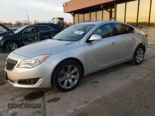 2017 Buick Regal Premium II with VIN 2G4GR5GX2H9118648, listed as a Copart auction lot 77859024 with 120,475 mi miles and Salvage Title. Bid and sale history available at carsss.com. Image 1.
