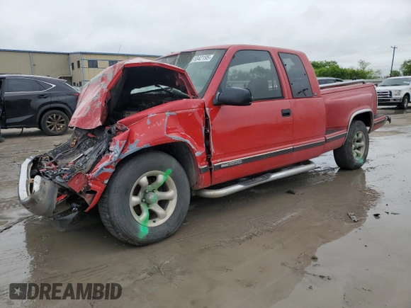 1996 GMC Sierra 1500 with VIN 2GTEC19W5T1518141, listed as a Copart auction lot 51842195 with 351,759 mi miles and Salvage Title. Bid and sale history available at DreamBid. Image 1.
