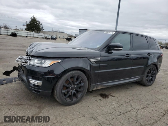 2017 Land Rover Range Rover Sport HSE with VIN SALWR2FK1HA673690, listed as a Copart auction lot 50484525 with 123,544 mi miles and Salvage Title. Bid and sale history available at carsss.com. Image 1.
