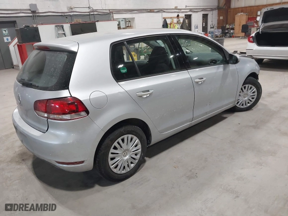 2010 Volkswagen Golf with VIN WVWDB7AJ9AW380191, listed as a IAAI auction lot 41649536 with 117,295 mi miles. Bid and sale history available at carsss.com. Image 4.