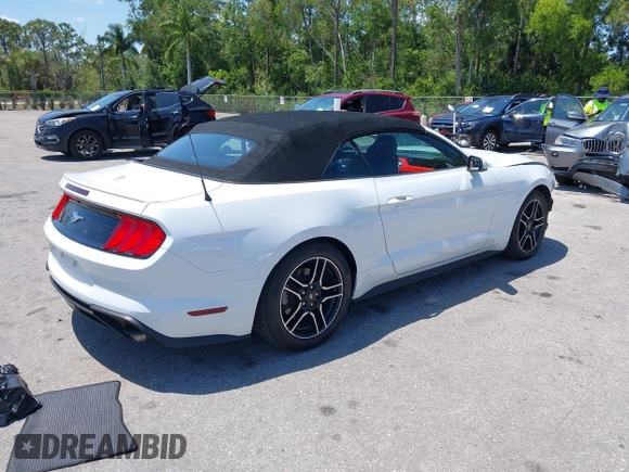 2018 Ford Mustang EcoBoost Premium with VIN 1FATP8UHXJ5138839, listed as a IAAI auction lot 42139484 with 83,449 mi miles and . Bid and sale history available at DreamBid. Image 4.