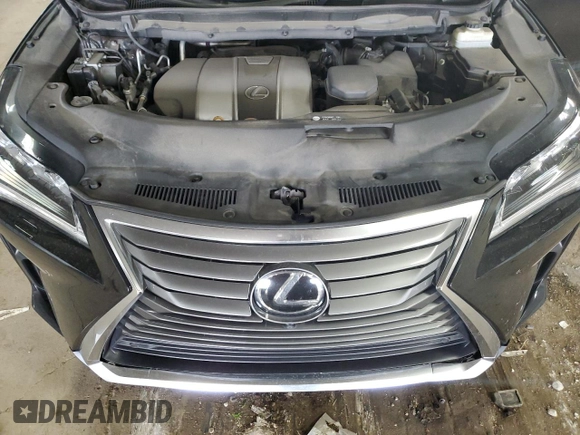 2017 Lexus RX 350 with VIN 2T2BZMCA1HC116024, listed as a Copart auction lot 60543455 with 56,381 mi miles and Clean title. Bid and sale history available at DreamBid. Image 12.