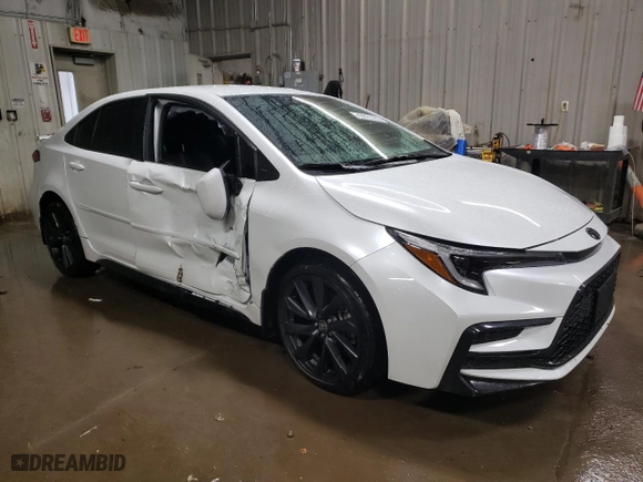 2023 Toyota Corolla SE with VIN 5YFS4MCE0PP167857, listed as a Copart auction lot 42872765 with 17,751 mi miles and Salvage Title. Bid and sale history available at carsss.com. Image 4.