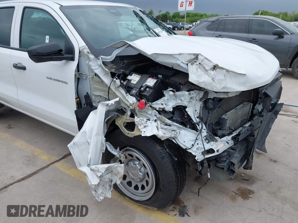 2023 Chevrolet Colorado 2WD Work Truck with VIN 1GCGSBEC6P1194416, listed as a IAAI auction lot 42018738 with 17,939 mi miles and . Bid and sale history available at DreamBid. Image 6.
