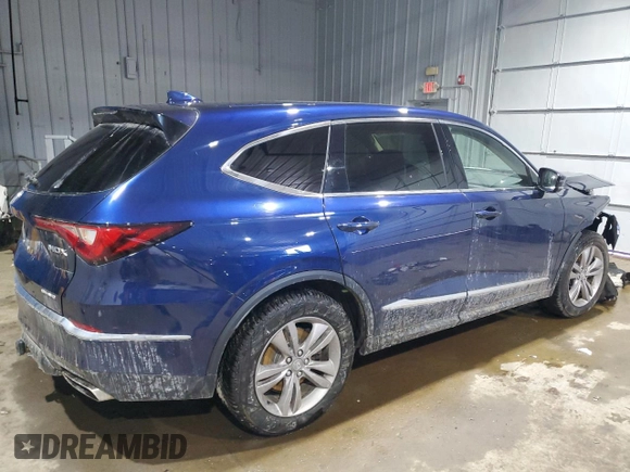 2022 Acura MDX with VIN 5J8YE1H3XNL037380, listed as a Copart auction lot 42343445 with 68,085 mi miles and Salvage Title. Bid and sale history available at carsss.com. Image 3.