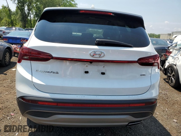 2022 Hyundai Santa Fe SE with VIN 5NMS1DAJ6NH386967, listed as a Copart auction lot 62485124 with 27,442 mi miles and Salvage Title. Bid and sale history available at DreamBid. Image 6.