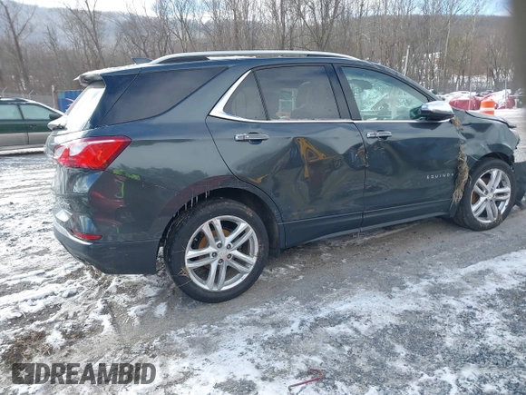 2018 Chevrolet Equinox Premier with VIN 3GNAXNEX0JS614356, listed as a IAAI auction lot 41624067 with 128,650 mi miles. Bid and sale history available at carsss.com. Image 4.