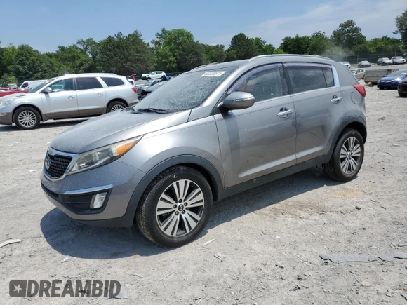 2016 Kia Sportage EX with VIN KNDPC3AC0G7853676, listed as a Copart auction lot 62220545 with 60,385 mi miles and Salvage title. Bid and sale history available at DreamBid. Image 1.