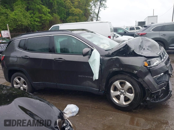 2018 Jeep Compass Latitude with VIN 3C4NJDBB5JT337129, listed as a IAAI auction lot 42330631 with 126,827 mi miles and . Bid and sale history available at DreamBid. Image 12.