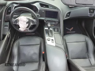 2017 Chevrolet Corvette Z06 3LZ with VIN 1G1YU2D60H5603880, listed as a Copart auction lot 62856854 with 23,022 mi miles and Salvage Title. Bid and sale history available at carsss.com. Image 8.