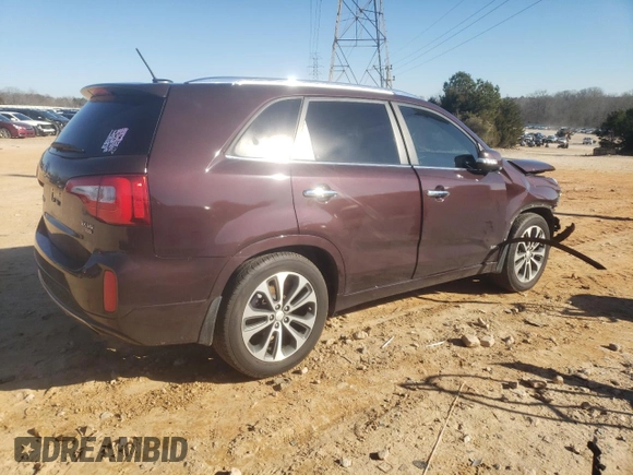 2014 Kia Sorento SX with VIN 5XYKWDA71EG465091, listed as a Copart auction lot 87201944 with 177,270 mi miles and Salvage Title. Bid and sale history available at carsss.com. Image 3.