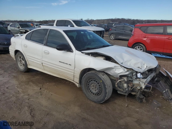 2002 Pontiac Grand Am SE with VIN 1G2NE52T51M550935, listed as a Copart auction lot 43077585 with 180,350 mi miles and Salvage Title. Bid and sale history available at carsss.com. Image 4.