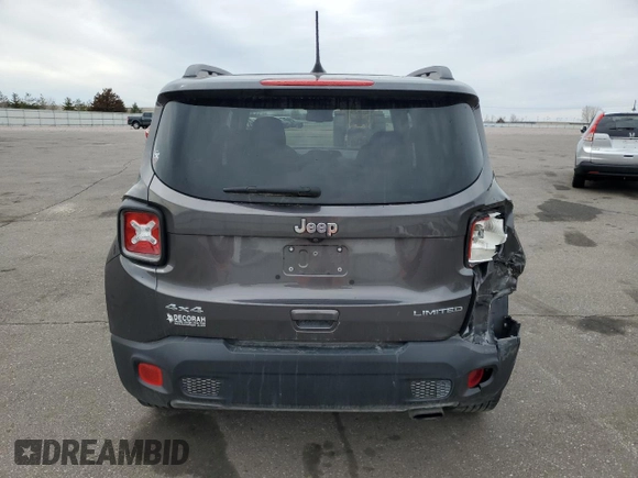 2019 Jeep Renegade Limited with VIN ZACNJBD11KPJ92511, listed as a Copart auction lot 48684465 with 30,049 mi miles and Salvage title. Bid and sale history available at DreamBid. Image 6.