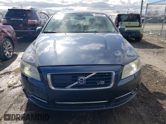 2007 Volvo S80 V8 with VIN YV1AH852X71026271, listed as a Copart auction lot 46933095 with 161,484 mi miles and Salvage Title. Bid and sale history available at carsss.com. Image 5.