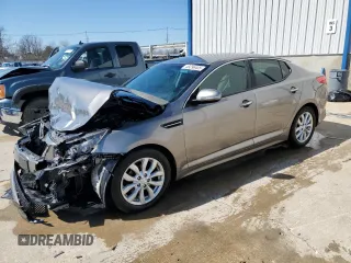 2014 Kia Optima EX z VIN 5XXGN4A75EG289627, wystawiony jako Copart lot #49296405 z przebiegiem 168 456 mil mil oraz Szkody całkowita. Historia ofert i sprzedaży dostępna na DreamBid. Obrazek 1.