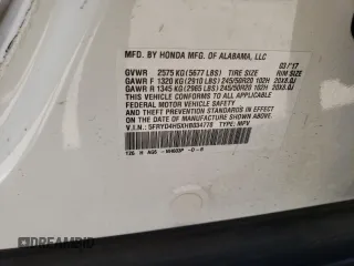2017 Acura MDX w/Technology Pkg with VIN 5FRYD4H5XHB034778, listed as a Copart auction lot 54274715 with 68,717 mi miles and Salvage Title. Bid and sale history available at carsss.com. Image 13.