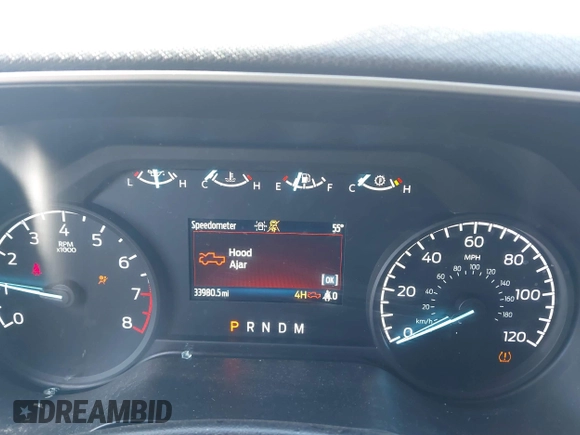 2023 Ford F-150 XL with VIN 1FTFW1E51PFB15197, listed as a IAAI auction lot 41869063 with 33,980 mi miles and . Bid and sale history available at DreamBid. Image 7.