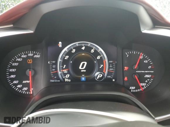2016 Chevrolet Corvette Z51 3LT z VIN 1G1YM2D72G5115389, wystawiony jako Copart lot #62727045 z przebiegiem 76 872 mil mil oraz Szkoda całkowita • Salvage title. Historia ofert i sprzedaży dostępna na DreamBid. Obrazek 9.