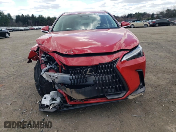 2023 Lexus NX with VIN 2T2GGCEZ3PC029040, listed as a Copart auction lot 50768965 with 20,998 mi miles and Salvage Title. Bid and sale history available at carsss.com. Image 5.