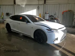 2018 Lexus LS with VIN JTHC51FF1J5004853, listed as a Copart auction lot 84511444 with 86,021 mi miles and Salvage Title. Bid and sale history available at carsss.com. Image 4.