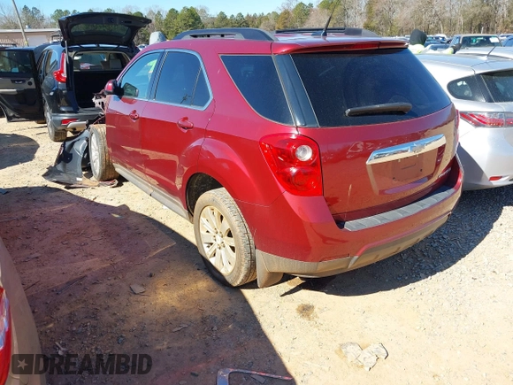 2011 Chevrolet Equinox LT with VIN 2CNALPEC1B6221488, listed as a IAAI auction lot 41629837 with 91,105 mi miles. Bid and sale history available at carsss.com. Image 3.