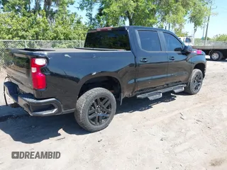 2021 Chevrolet Silverado 1500 LT Trail Boss with VIN 1GCPYFED2MZ422861, listed as a IAAI auction lot 41784383 with 53,167 mi miles and . Bid and sale history available at DreamBid. Image 4.