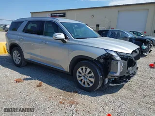 2025 Hyundai Palisade SEL with VIN KM8R24GE9SU832728, listed as a IAAI auction lot 41892978 with 17,933 mi miles. Bid and sale history available at carsss.com. Image 1.