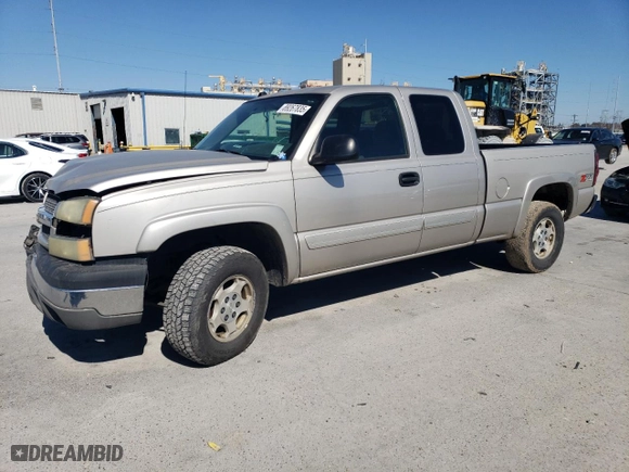 2004 Chevrolet Silverado 1500 LS with VIN 1GCEK19V64E262635, listed as a Copart auction lot 89267835 with 253,402 mi miles and Salvage Title. Bid and sale history available at carsss.com. Image 1.
