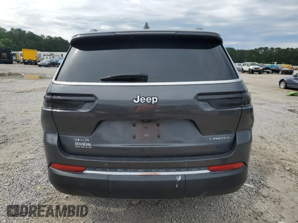 2023 Jeep Grand Cherokee Limited with VIN 1C4RJKBGXP8855861, listed as a Copart auction lot 55967885 with 50,179 mi miles and Salvage title. Bid and sale history available at DreamBid. Image 6.
