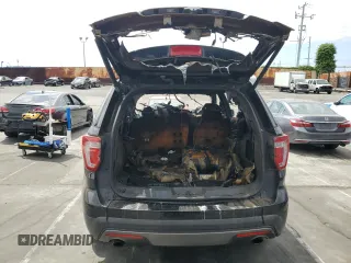 2017 Ford Explorer XLT with VIN 1FM5K7DH4HGD12698, listed as a Copart auction lot 53194675 with Not Provided miles and Salvage Title. Bid and sale history available at carsss.com. Image 6.