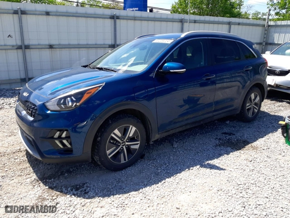 2022 Kia Niro Plug-In Hybrid EX with VIN KNDCD3LD0N5527936, listed as a Copart auction lot 53209724 with NaN miles and Salvage Title. Bid and sale history available at carsss.com. Image 1.
