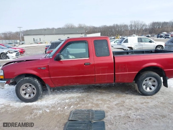 2000 Ford Ranger XL with VIN 1FTYR14V4YTA74794, listed as a IAAI auction lot 41622993 with 58,781 mi miles. Bid and sale history available at carsss.com. Image 14.