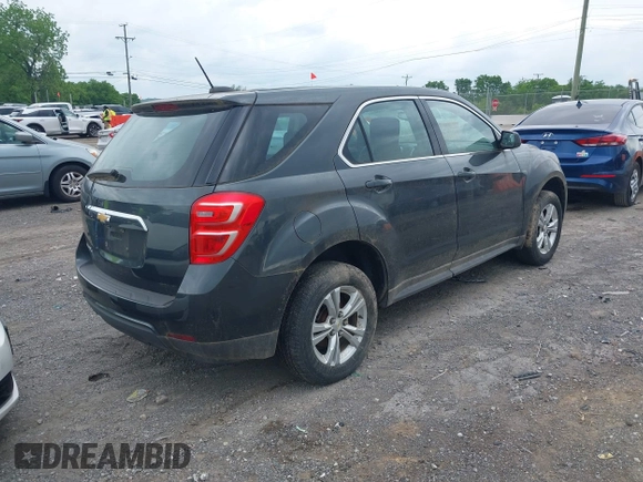 2017 Chevrolet Equinox LS with VIN 2GNALBEK4H1612596, listed as a IAAI auction lot 42052652 with 95,623 mi miles and . Bid and sale history available at carsss.com. Image 4.