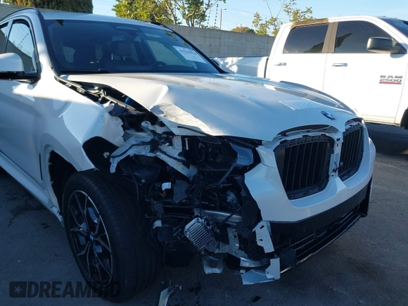 2024 BMW X3 sDrive30i with VIN WBX47DP03RN282020, listed as a IAAI auction lot 41122924 with 573 mi miles and . Bid and sale history available at DreamBid. Image 6.