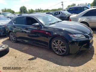 2015 Lexus GS 350 with VIN JTHCE1BL4FA009992, listed as a Copart auction lot 62679804 with 172,085 mi miles and Salvage Title. Bid and sale history available at carsss.com. Image 4.