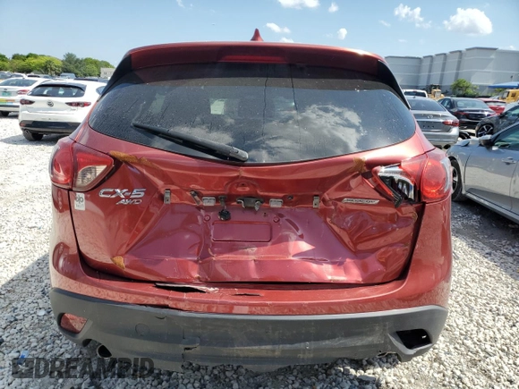 2013 Mazda CX-5 Touring with VIN JM3KE4CE5D0164060, listed as a Copart auction lot 57113875 with 83,262 mi miles and Salvage Title. Bid and sale history available at DreamBid. Image 6.