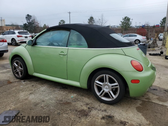 2005 Volkswagen Beetle GLS with VIN 3VWCD31Y15M316435, listed as a Copart auction lot 43012955 with 99,428 mi miles and Salvage title. Bid and sale history available at DreamBid. Image 2.