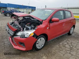 2024 Mitsubishi Mirage ES z VIN ML32AUHJ6RH018644, wystawiony jako Copart lot #60459085 z przebiegiem 13 082 mil mil oraz Czysty tytuł • Clean title. Historia ofert i sprzedaży dostępna na DreamBid. Obrazek 1.