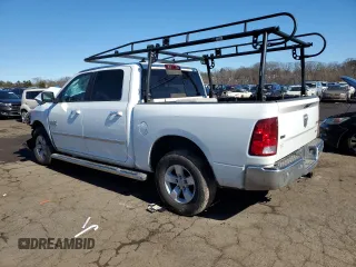 2018 Ram 1500 SLT with VIN 1C6RR7LG3JS272828, listed as a Copart auction lot 46913545 with 161,878 mi miles and Salvage Title. Bid and sale history available at carsss.com. Image 2.
