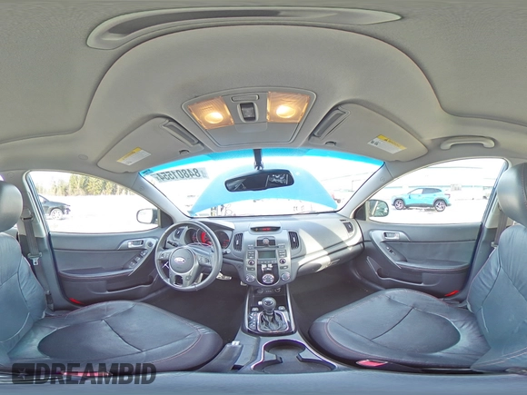2012 Kia Forte SX с VIN KNAFW5A33C5621901, выставлен на аукционе Copart как лот 84801554 с пробегом 153 843 миль миль и Списание • Salvage title. История ставок и продаж доступна на DreamBid. Изображение 12.