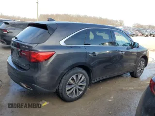 2014 Acura MDX Tech Pkg with VIN 5FRYD4H4XEB004151, listed as a Copart auction lot 47760945 with 117,025 mi miles and Salvage Title. Bid and sale history available at carsss.com. Image 3.