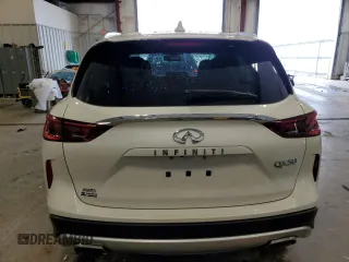 2022 Infiniti QX50 Luxe with VIN 3PCAJ5BB7NF114132, listed as a Copart auction lot 53962875 with 77,244 mi miles and Salvage title. Bid and sale history available at DreamBid. Image 6.