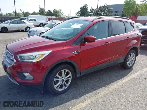 2017 Ford Escape SE with VIN 1FMCU0GD4HUC27041, listed as a IAAI auction lot 42127328 with 107,860 mi miles. Bid and sale history available at carsss.com. Image 17.