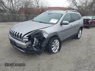 2017 Jeep Cherokee Limited with VIN 1C4PJLDB2HW517656, listed as a IAAI auction lot 41544650 with 143,309 mi miles. Bid and sale history available at carsss.com. Image 19.
